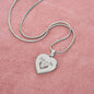Ride Or Die - Engraved Heart Necklace - Gift for Her