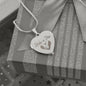 Ride Or Die - Engraved Heart Necklace - Gift for Her