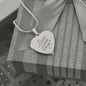 Live Laugh Love - Engraved Heart Necklace - Gift for Her