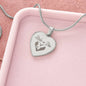 Ride Or Die - Engraved Heart Necklace - Gift for Her