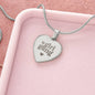 Girl Gang - Engraved Heart Necklace - Gift for Her