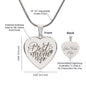 Best Mom Ever - Engraved Heart Necklace - Gift for Mom