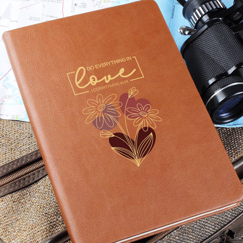 Do Everything In Love (Red) - Graphic Journal - Gift for Her
