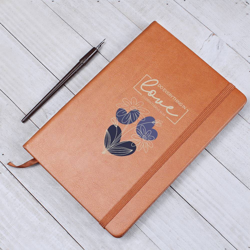 Do Everything In Love (Blue) - Graphic Journal - Gift for Her