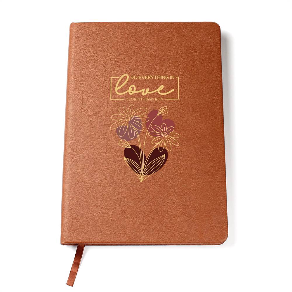 Do Everything In Love (Red) - Graphic Journal - Gift for Her