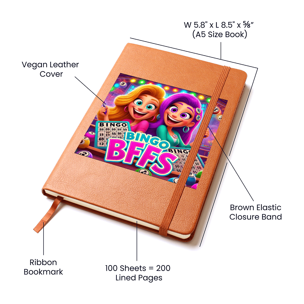 Bingo BFFS 2 - Graphic Journal - Gift for Her