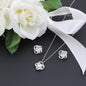 Dear Mom, Happy Mother's Day! You Have Given Me Such A Strong Foundation - Love Knot Earring & Necklace Set - Gift for Mom