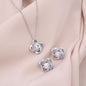 Dear Mom, Happy Mother's Day! You Have Given Me Such A Strong Foundation - Love Knot Earring & Necklace Set - Gift for Mom