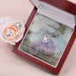To My Girlfriend, I Apologize For Any Worry Or Stress I've Caused You - Love Knot Earring & Necklace Set - Gift for Girlfriend