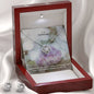 To My Girlfriend, I Apologize For Any Worry Or Stress I've Caused You - Love Knot Earring & Necklace Set - Gift for Girlfriend