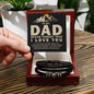 To My Dad, Never Forget That I Love You - Love You Forever Bracelet - Gift for Dad