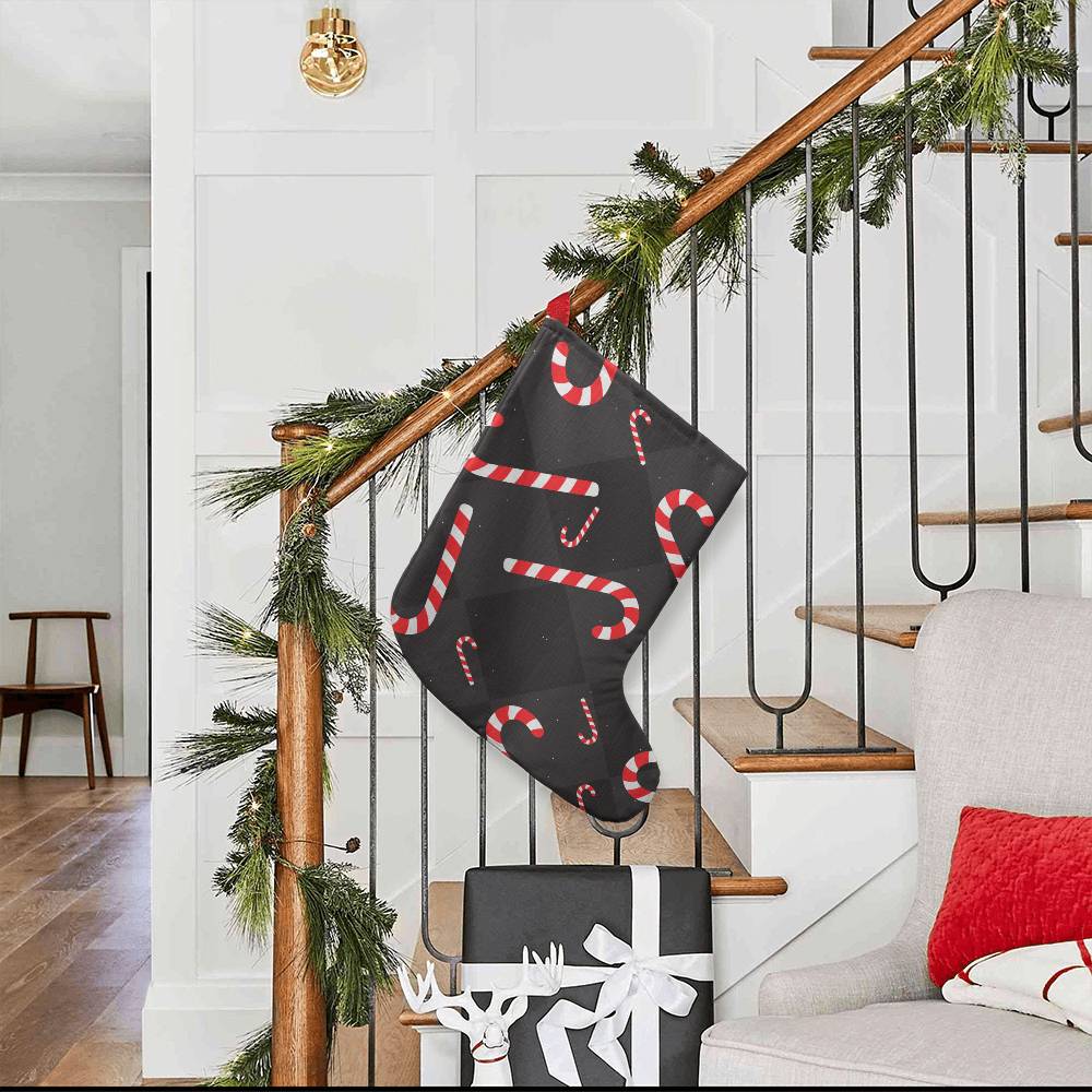 Candy Canes - Giant Holiday Stocking - Gift for Her - Gift for Him