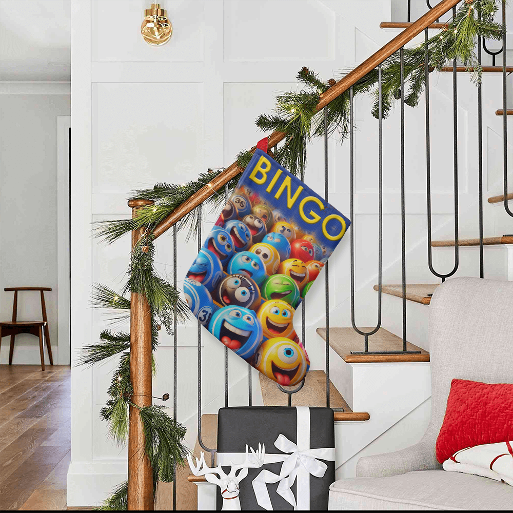 BINGO - Giant Holiday Stocking - Gift for Her - Gift for Him
