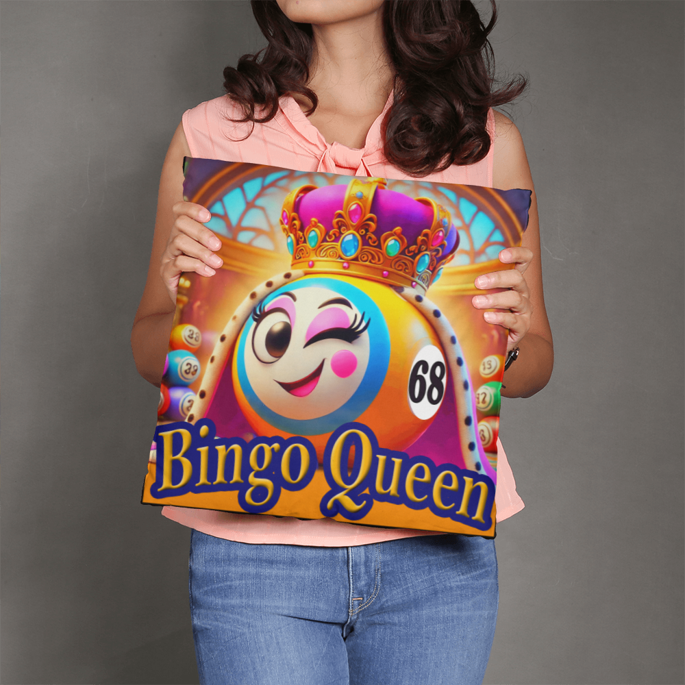 Bingo Queen - Classic Pillow - Gift for Her