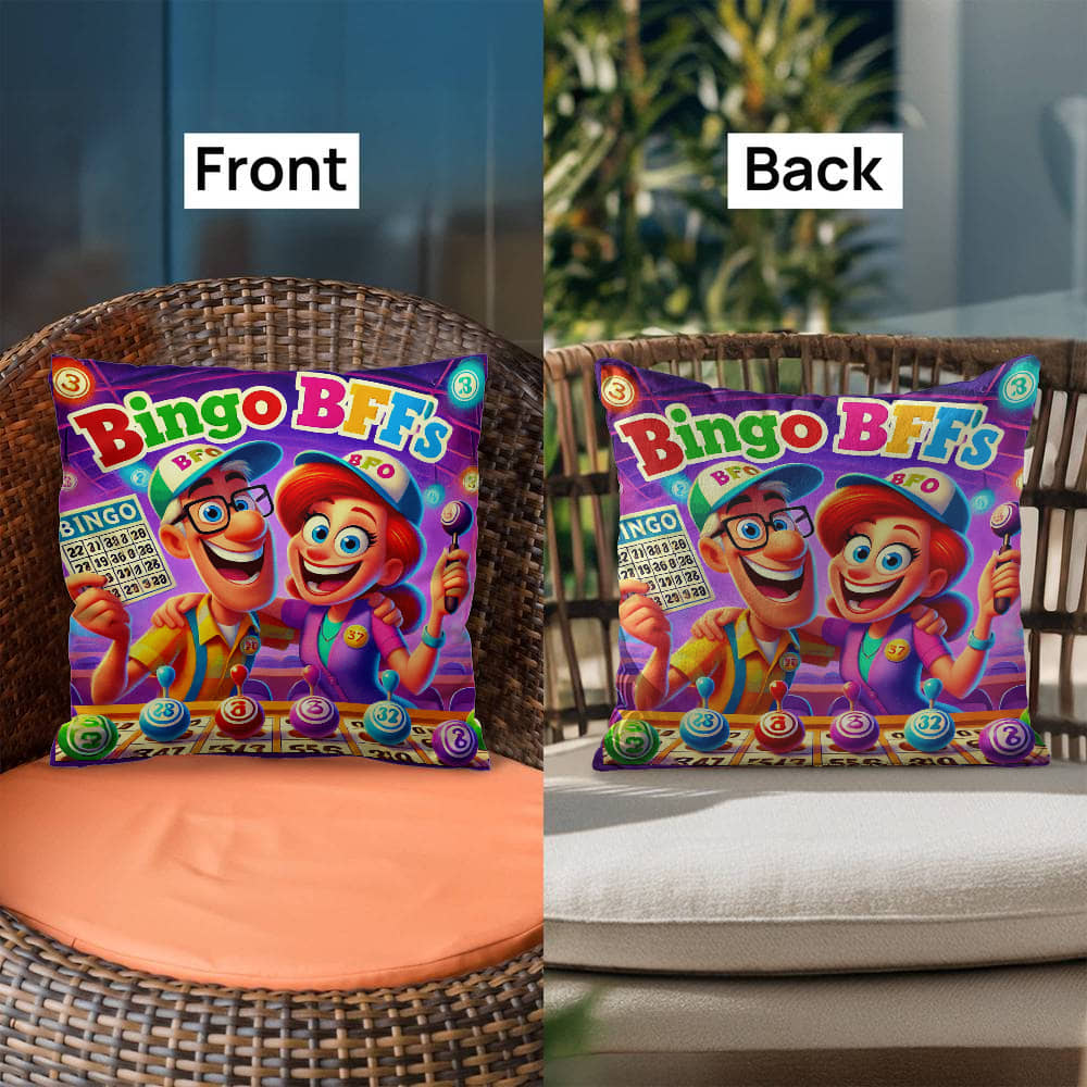 Bingo BFFS 1 - Classic Pillow - Gift for Her - Gift for Him