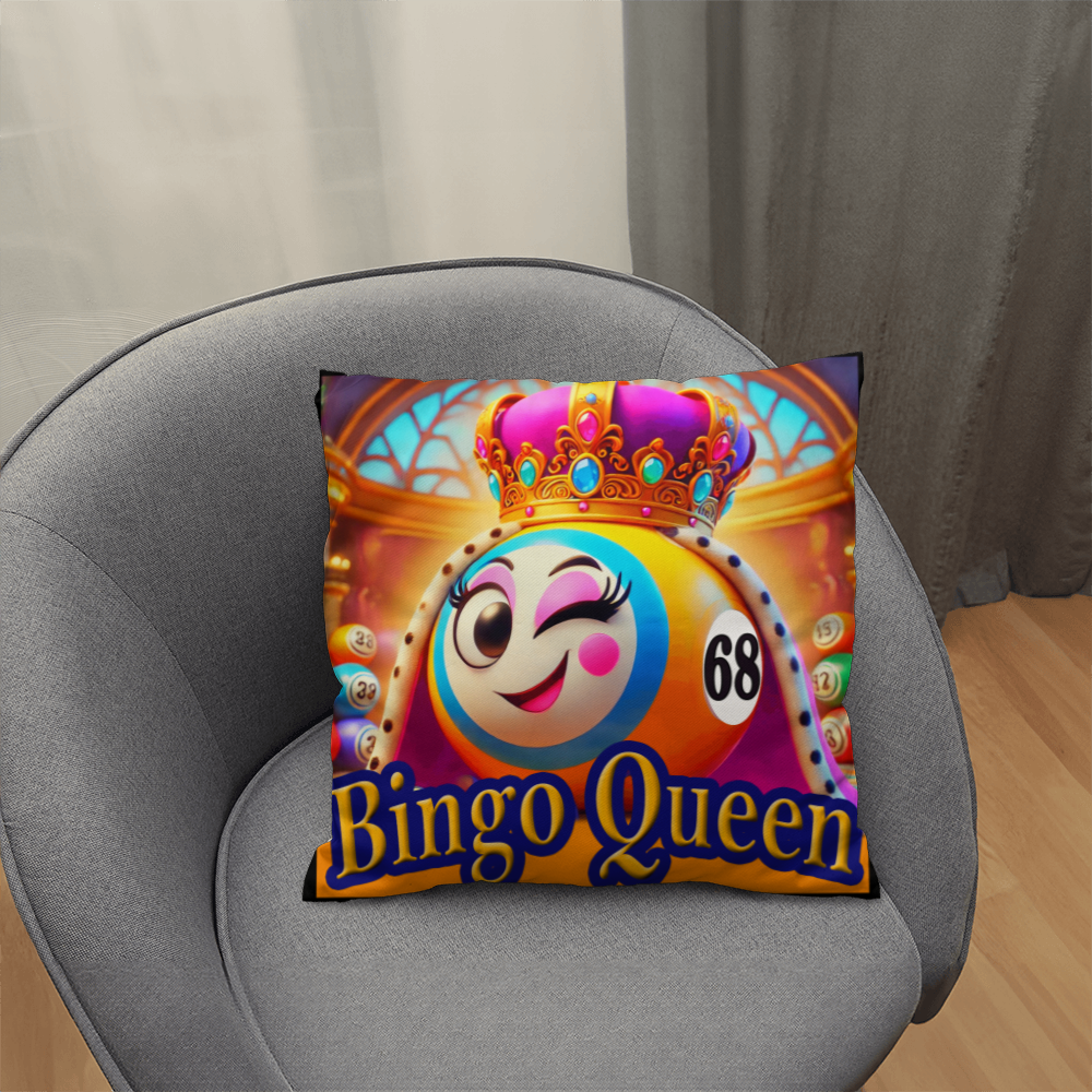 Bingo Queen - Classic Pillow - Gift for Her