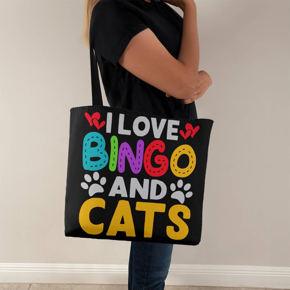 I Love Bingo And Cats - Classic Tote Bag - Gift for Her