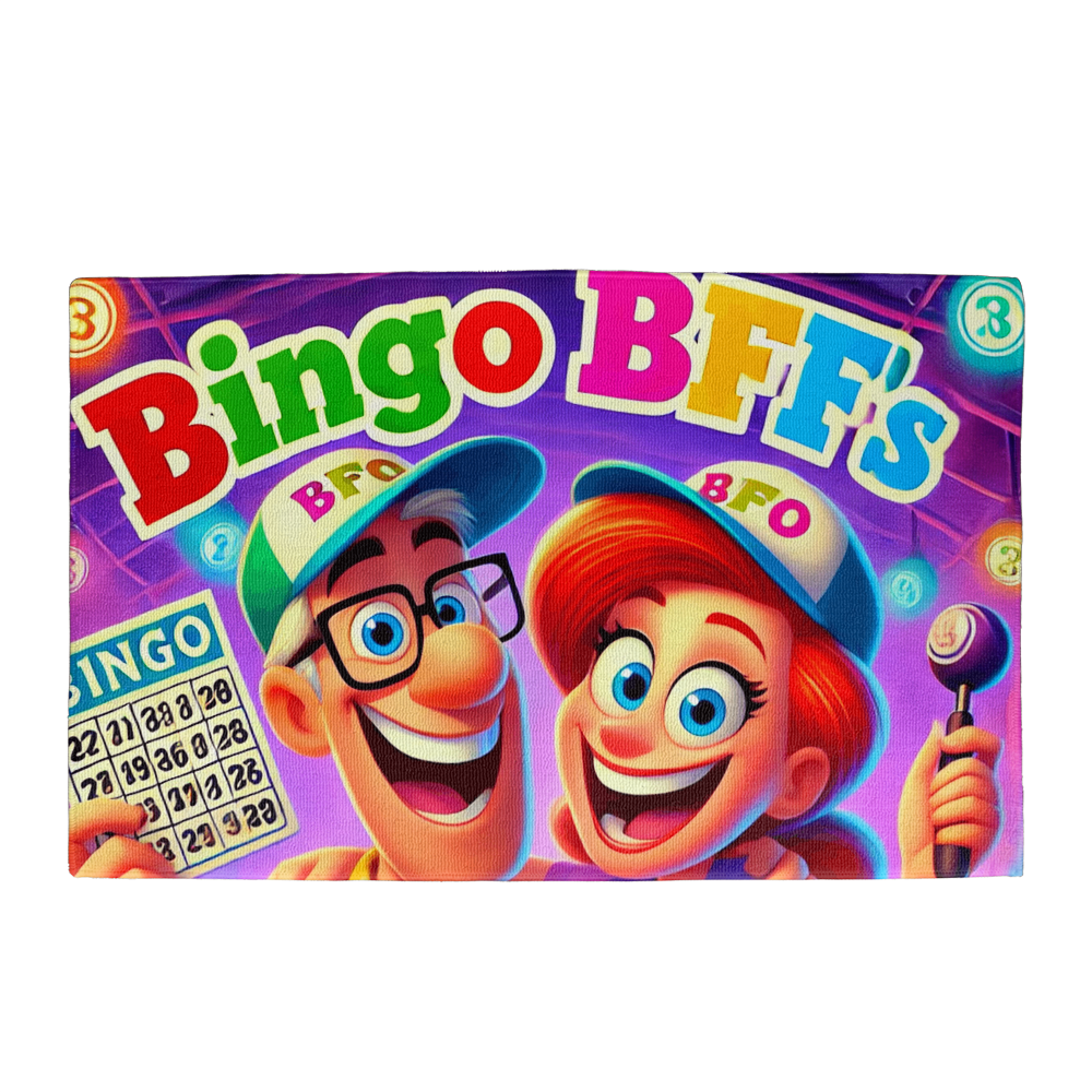 Bingo BFFS 2 - Welcome Mat - Gift for Her - Gift for Him