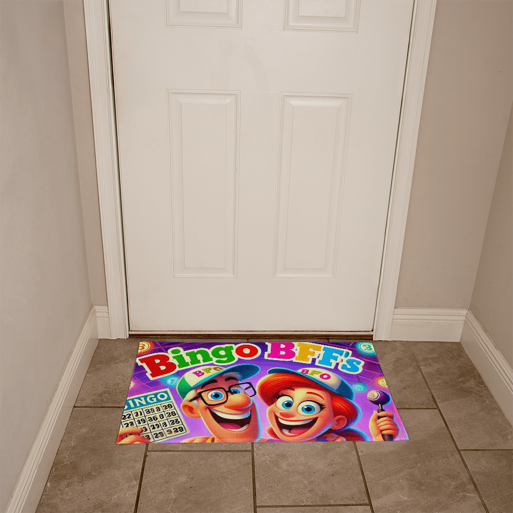 Bingo BFFS 2 - Welcome Mat - Gift for Her - Gift for Him