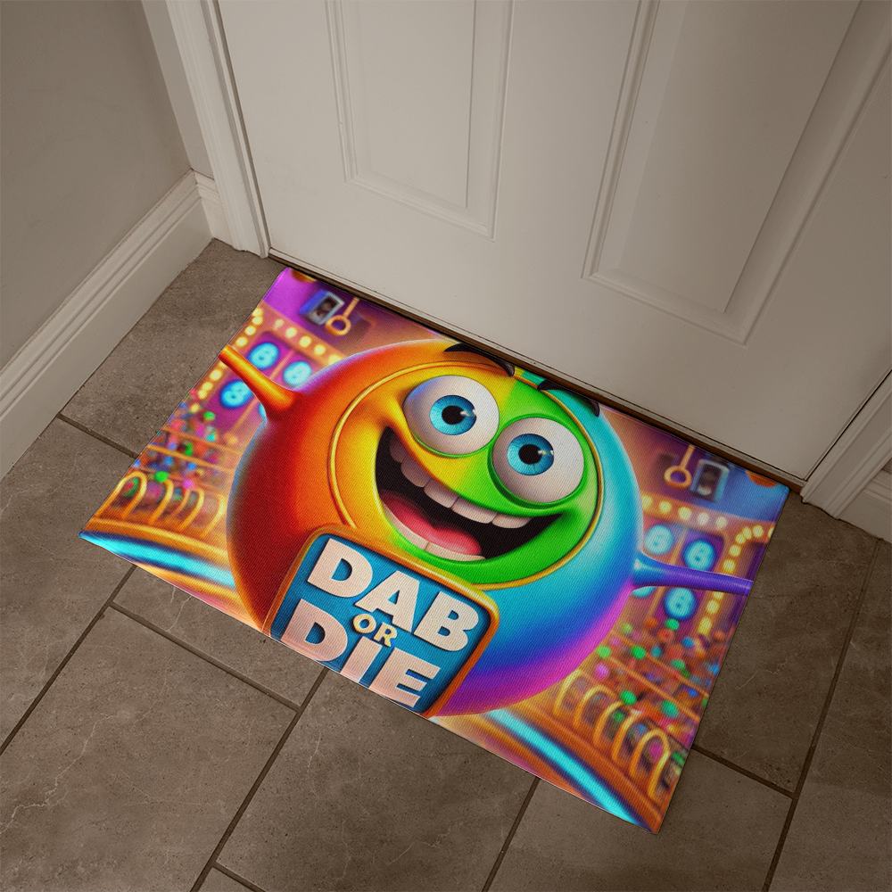 Dab Or Die 2 - Welcome Mat - Gift for Her - Gift for Him