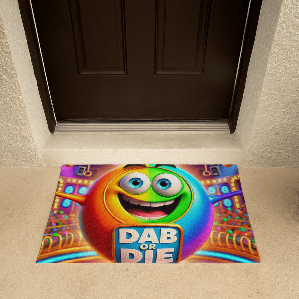 Dab Or Die 2 - Welcome Mat - Gift for Her - Gift for Him