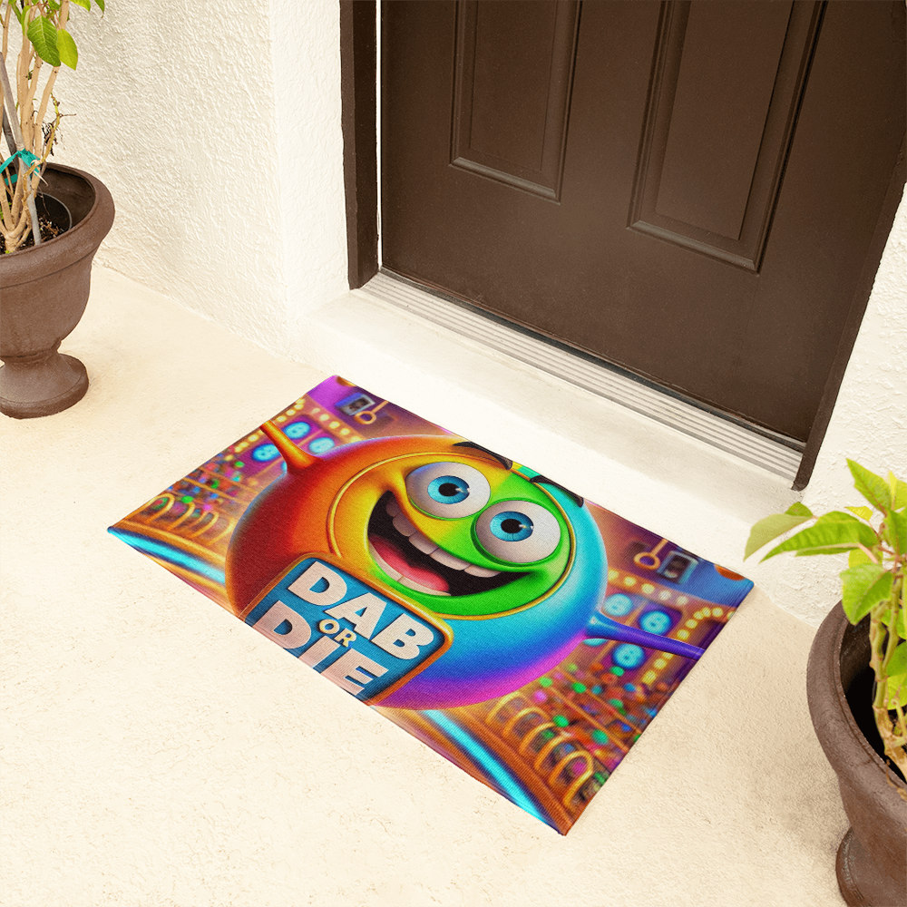 Dab Or Die 2 - Welcome Mat - Gift for Her - Gift for Him