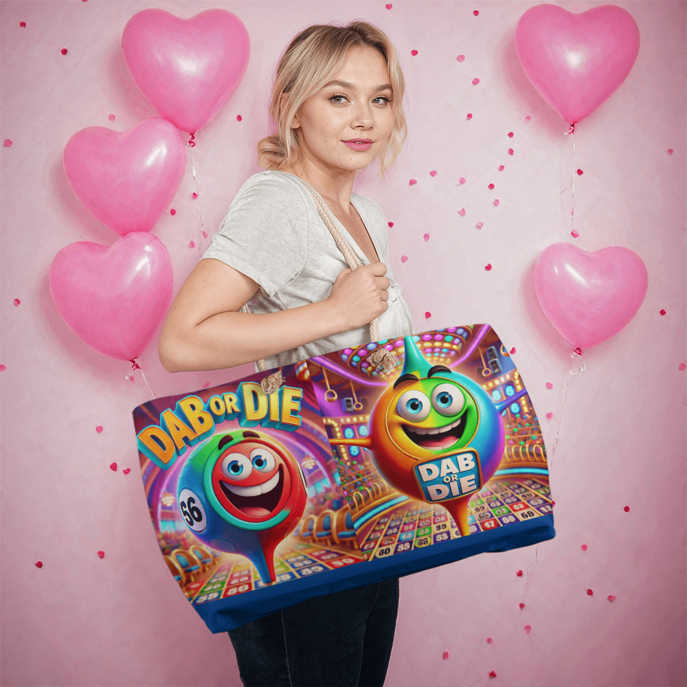 Dab Or Die - Weekender Tote - Gift for Her - Gift for Him