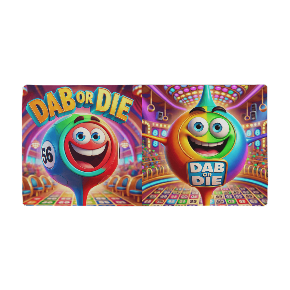 Dab Or Die - Desk Mat - Gift for Her - Gift for Him