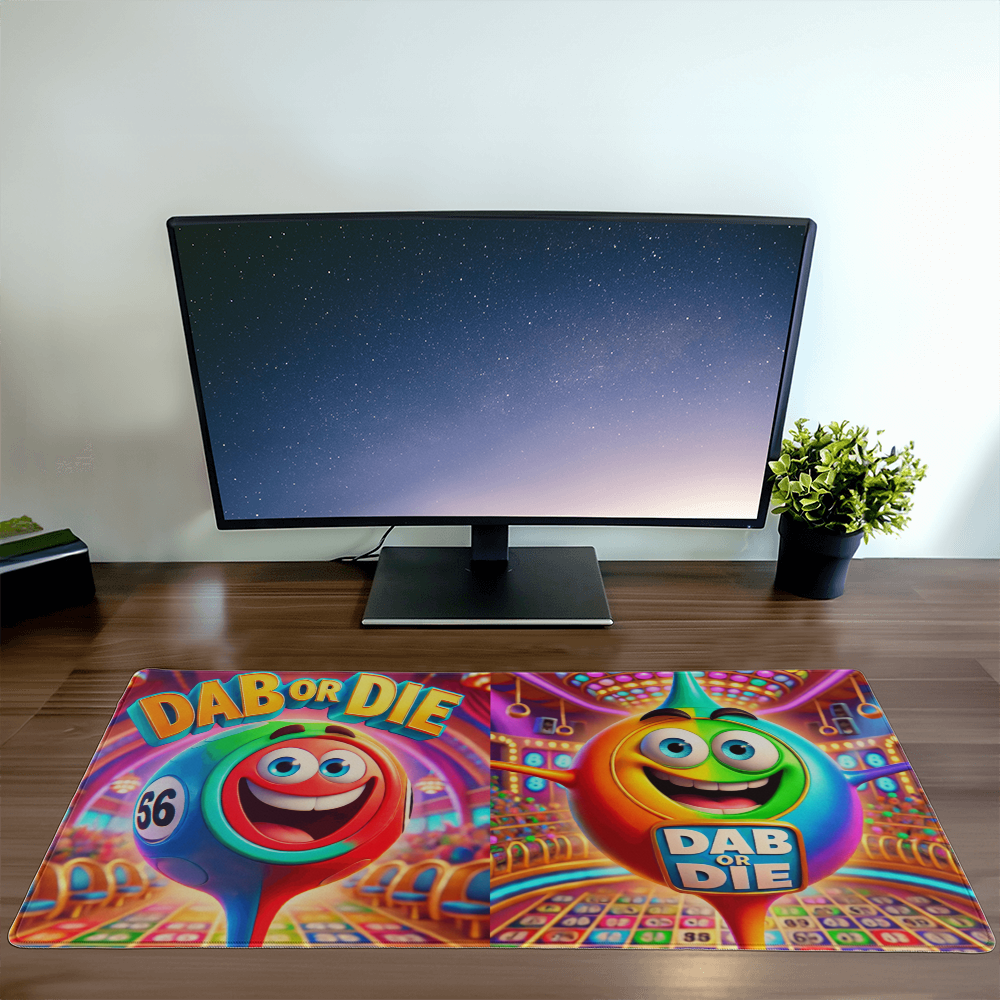 Dab Or Die - Desk Mat - Gift for Her - Gift for Him