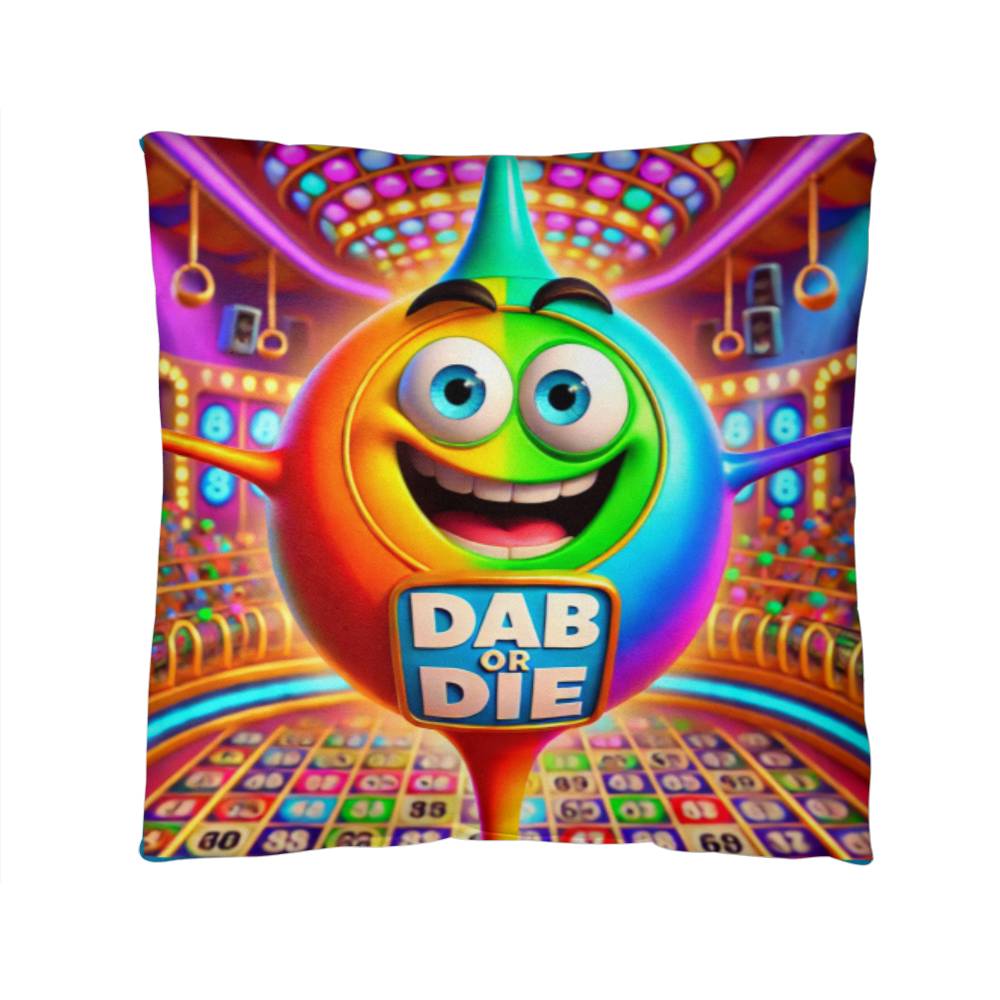 Dab Or Die 2 - Classic Pillow Cover with Insert - Gift for Her - Gift for Him