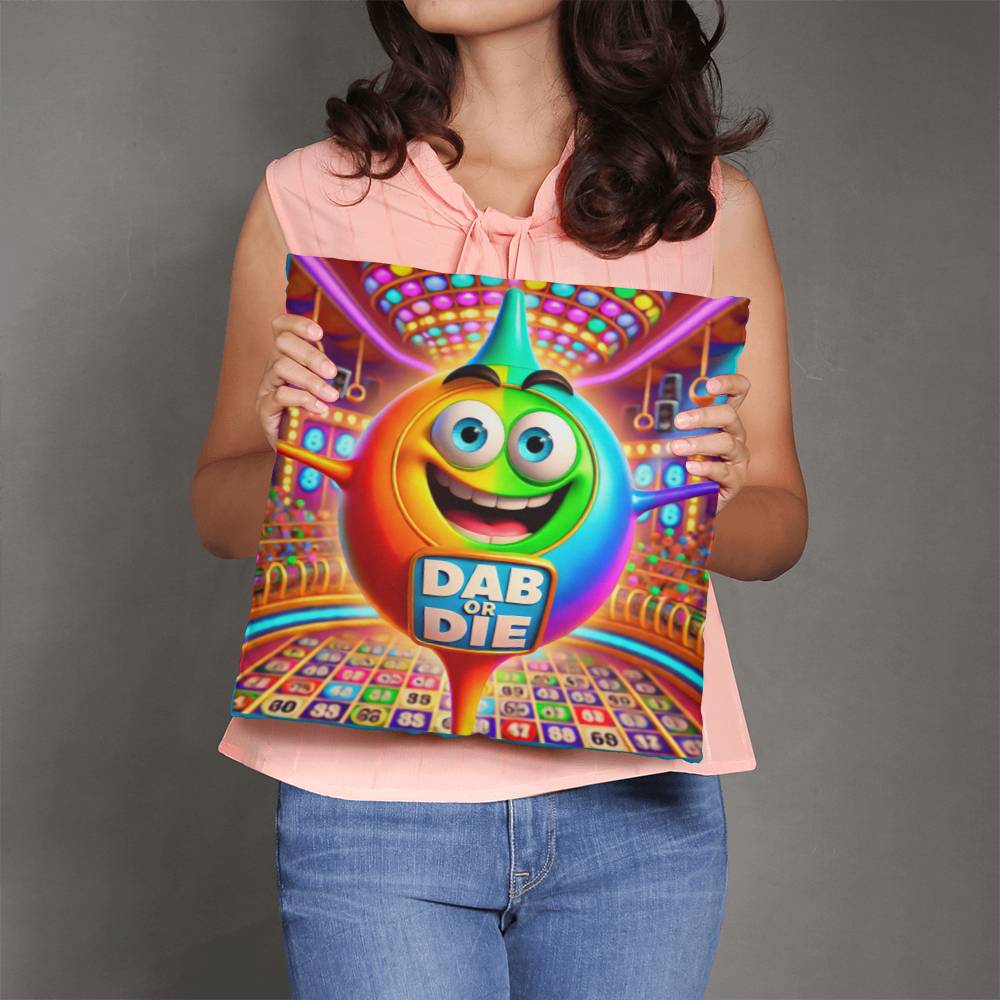 Dab Or Die 2 - Classic Pillow Cover with Insert - Gift for Her - Gift for Him