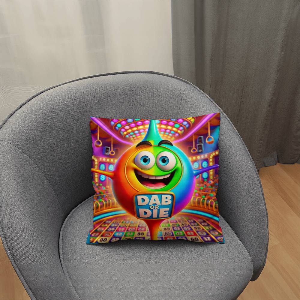 Dab Or Die 2 - Classic Pillow Cover with Insert - Gift for Her - Gift for Him