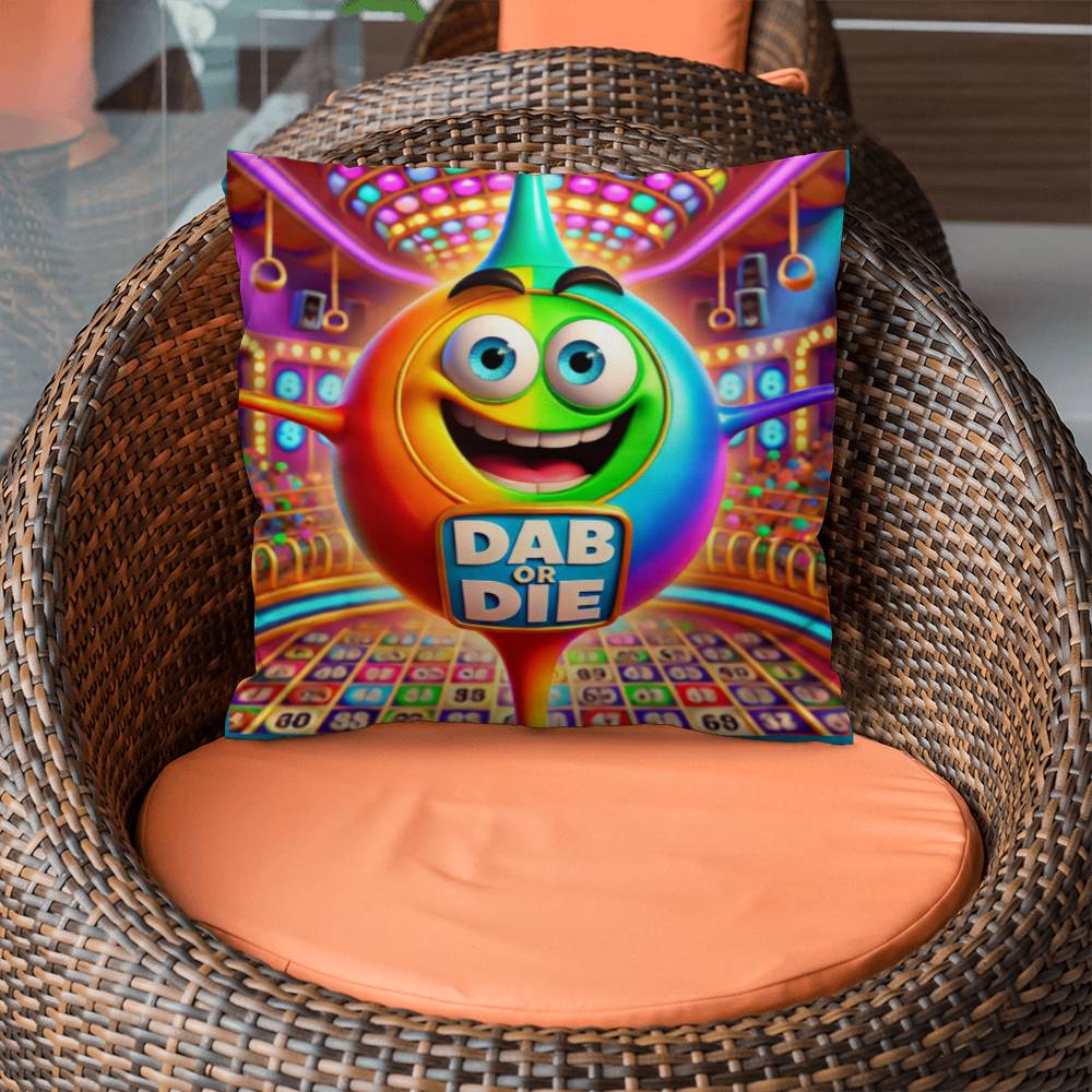 Dab Or Die 2 - Classic Pillow Cover with Insert - Gift for Her - Gift for Him