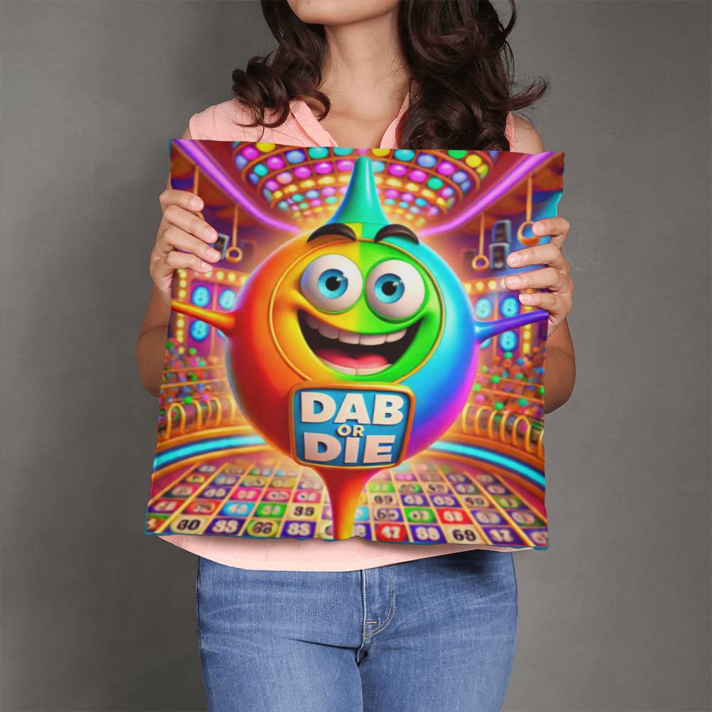 Dab Or Die 2 - Classic Pillow Cover with Insert - Gift for Her - Gift for Him