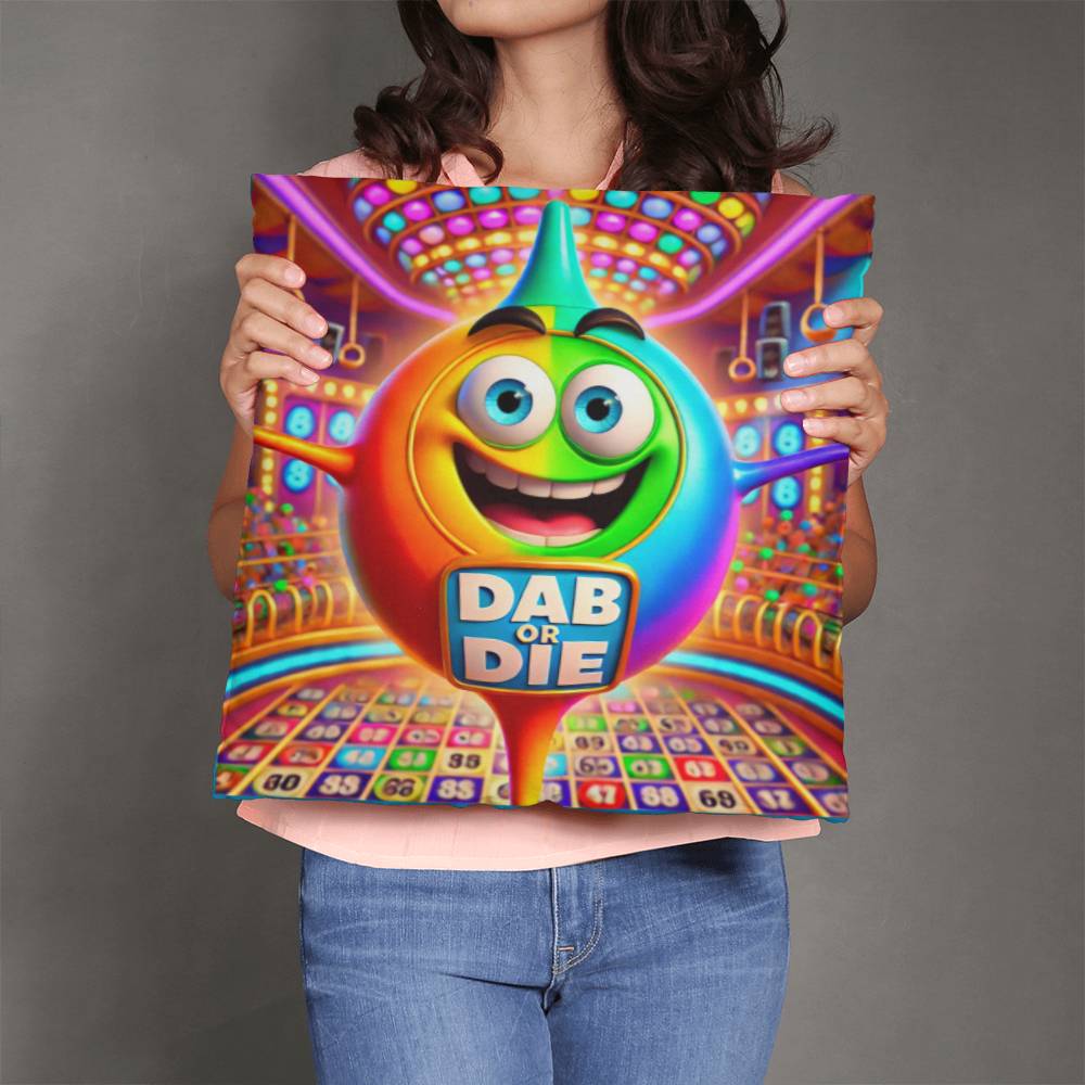 Dab Or Die 2 - Classic Pillow Cover with Insert - Gift for Her - Gift for Him