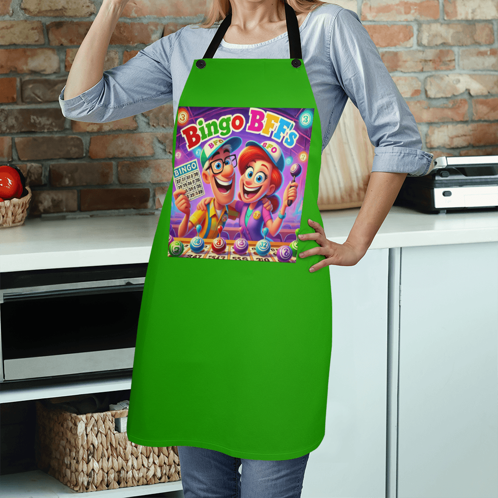 Bingo BFFS 1 - Apron - Gift for Her - Gift for Him