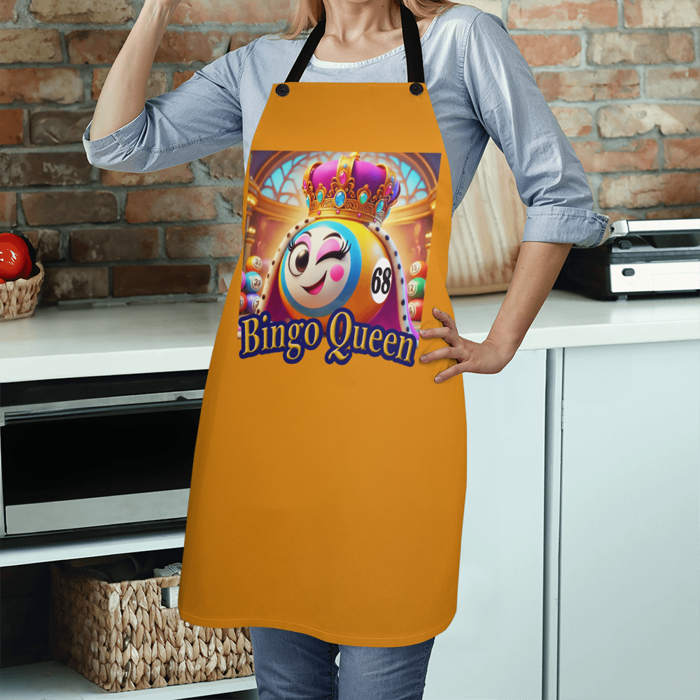 Bingo Queen - Apron - Gift for Her