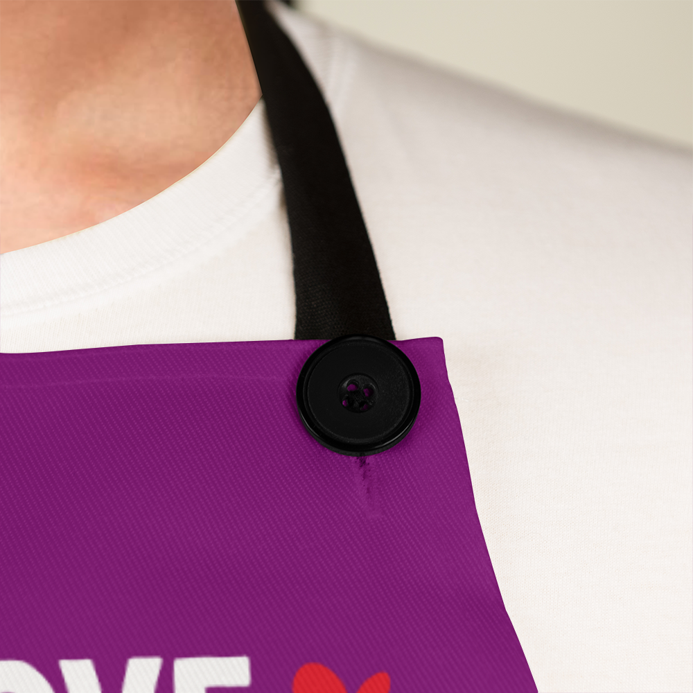 I Love Bingo And Cats - Apron - Gift for Her