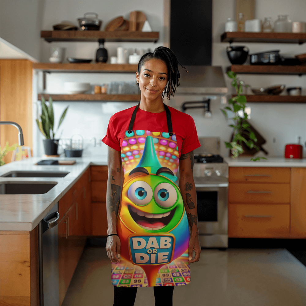 Dab Or Die 02 - Apron - Gift for Her - Gift for Him