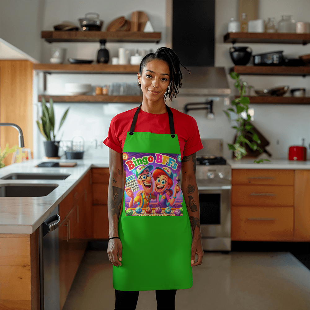 Bingo BFFS 1 - Apron - Gift for Her - Gift for Him
