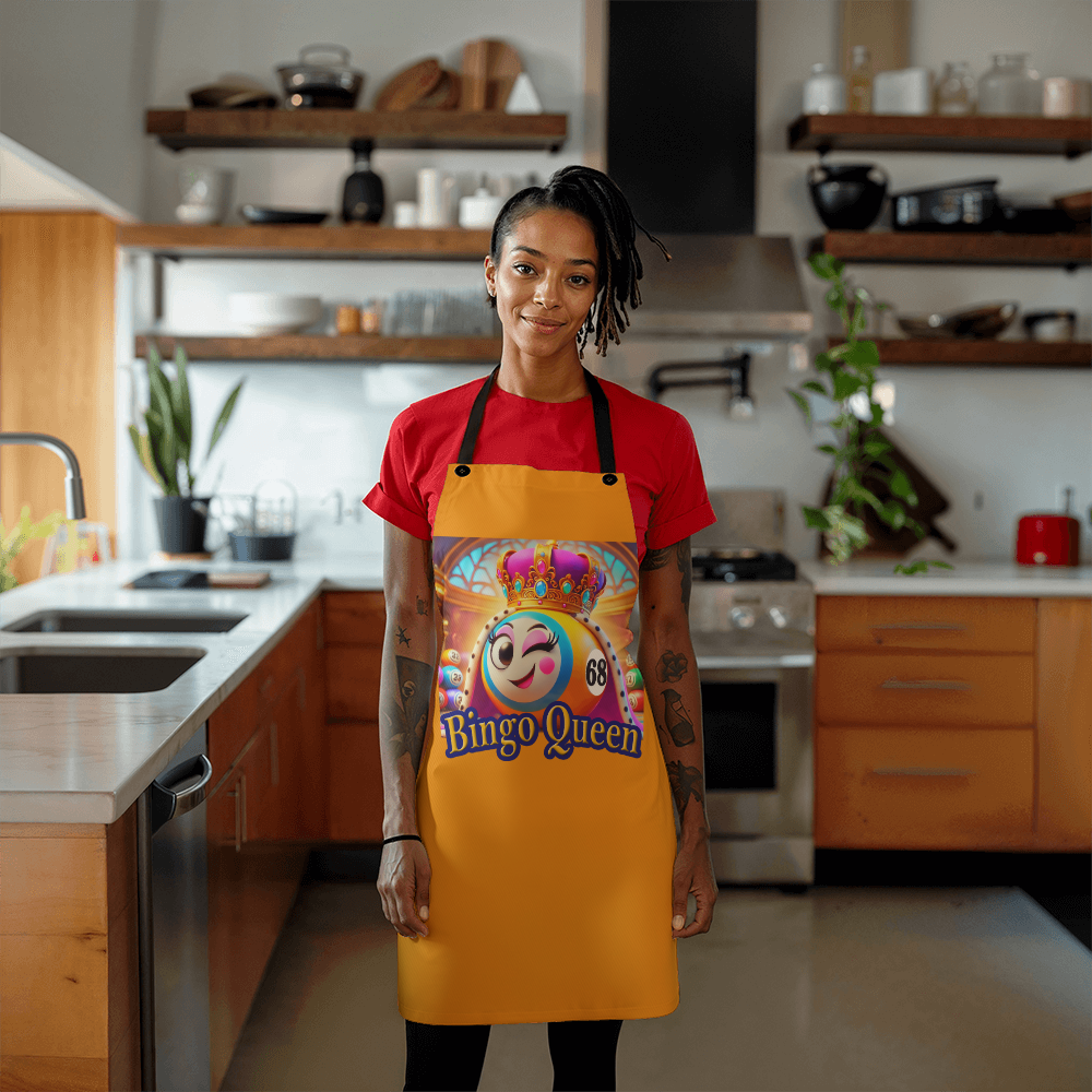 Bingo Queen - Apron - Gift for Her