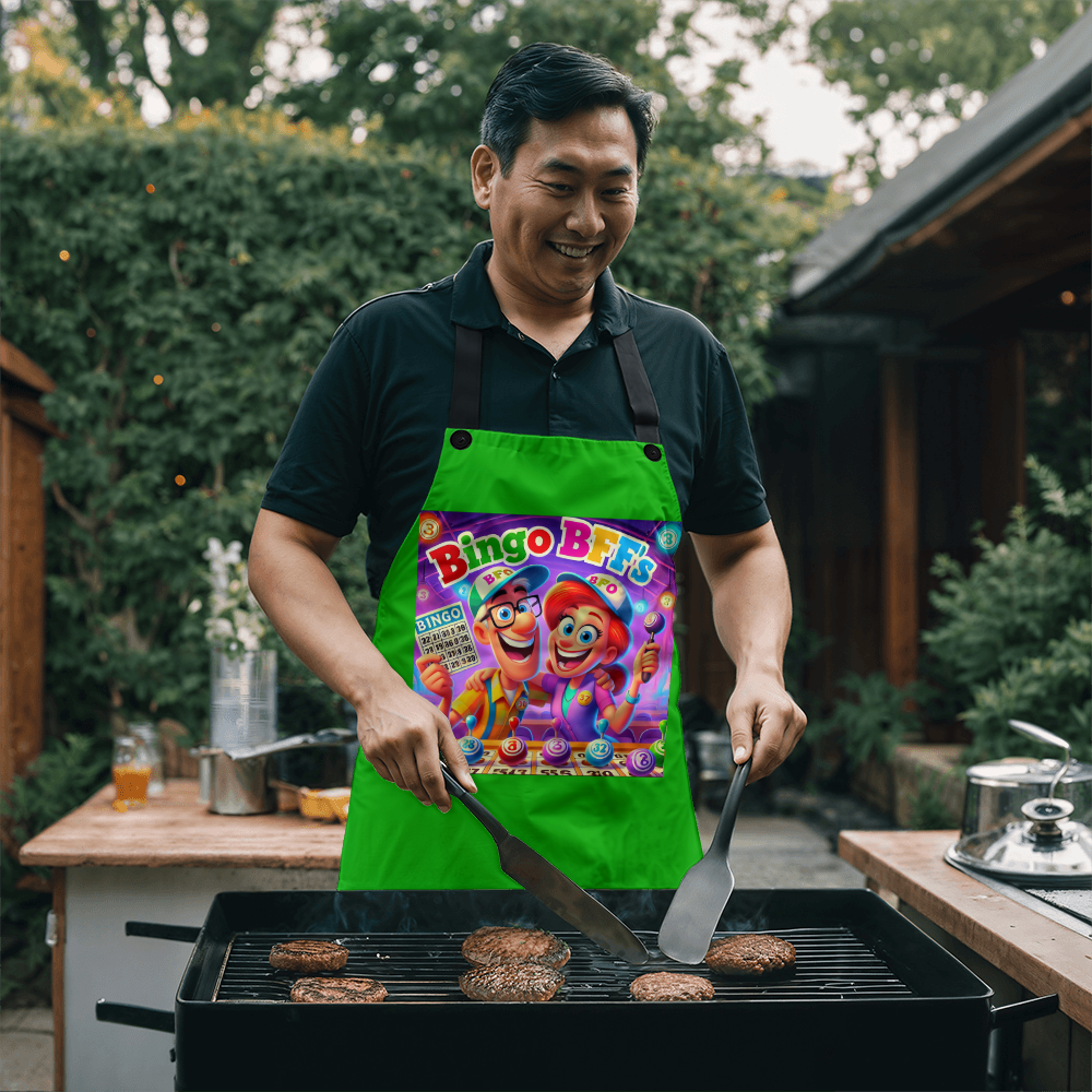 Bingo BFFS 1 - Apron - Gift for Her - Gift for Him