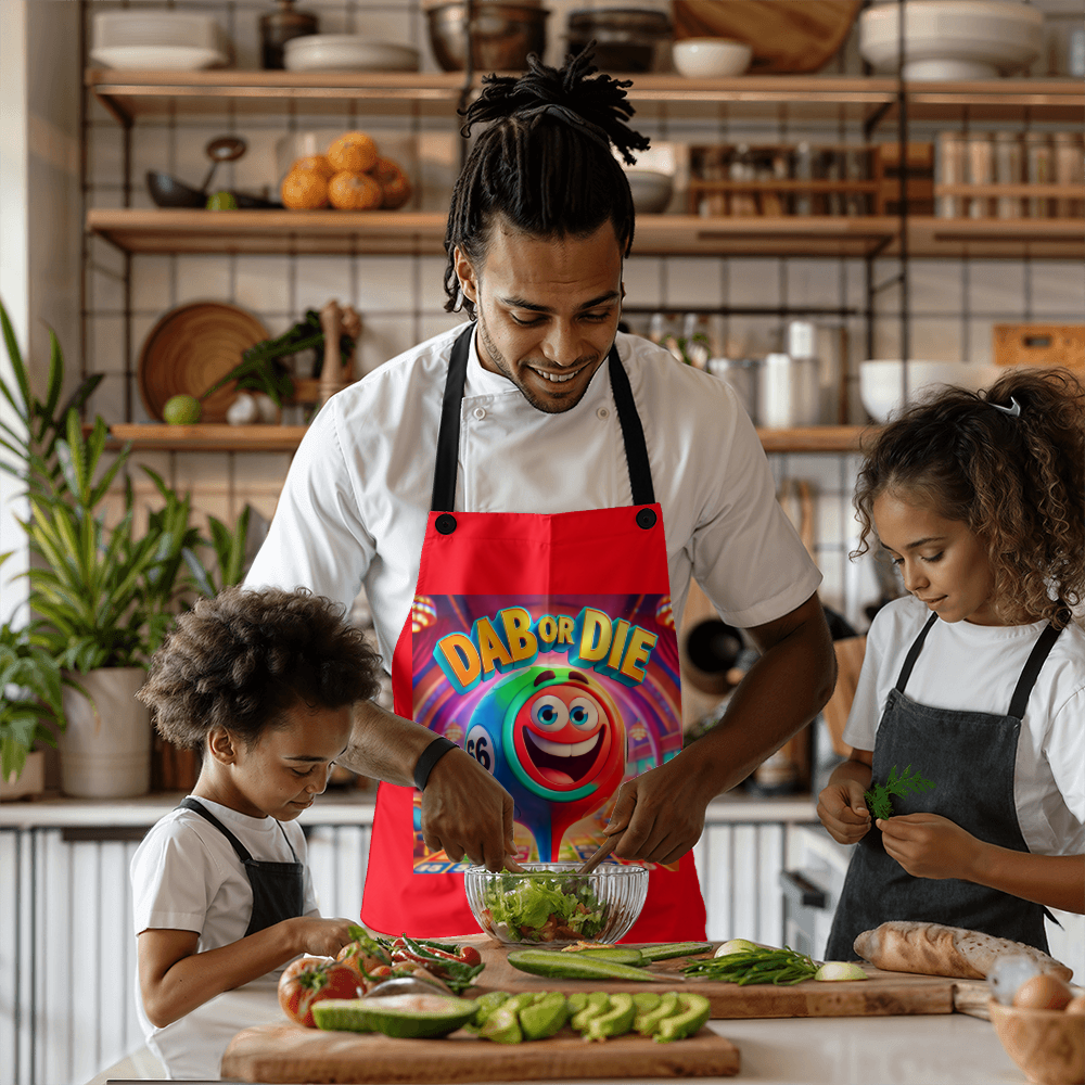 Dab Or Die 01 - Apron - Gift for Her - Gift for Him
