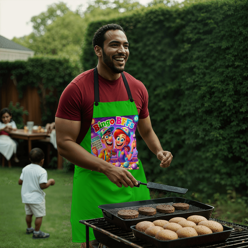 Bingo BFFS 1 - Apron - Gift for Her - Gift for Him