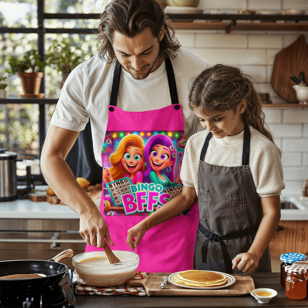 Bingo BFFS 2 - Apron - Gift for Her