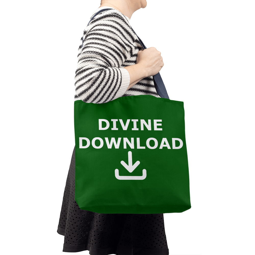 Divine Download - Classic Tote Bag - Gift for Her