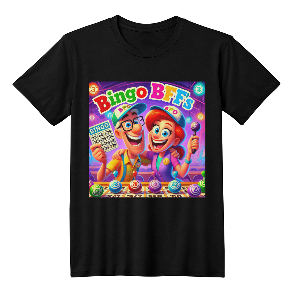 Bingo BFFS 1 - Bella + Canvas 3001 Unisex T-Shirt Front Print - Gift for Her - Gift for Him