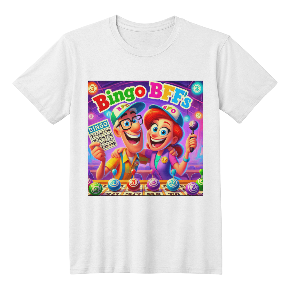 Bingo BFFS 1 - Bella + Canvas 3001 Unisex T-Shirt Front Print - Gift for Her - Gift for Him