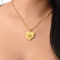 I Speak For Those Who Has No Voice - Engraved Heart Necklace - Gift for Mom