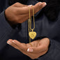 Follow Your Dreams - Engraved Heart Necklace - Gift for Her
